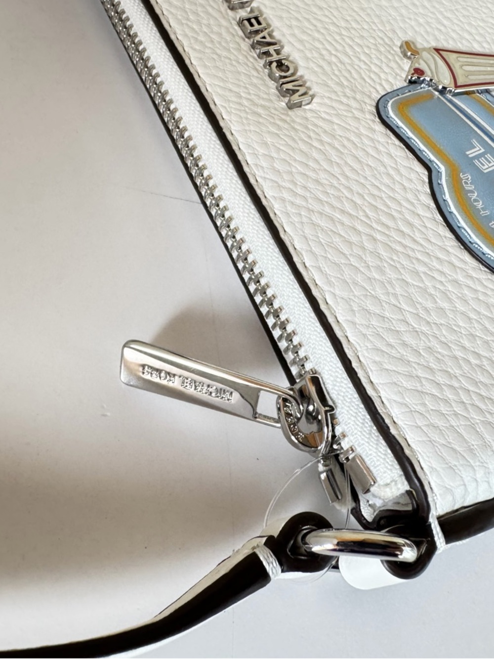 Michael Kors Jet Set SM Clutch Convertible Mini Bag MK White Dinner - Picture 5 of 10
